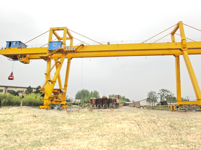 grab double gantry crane