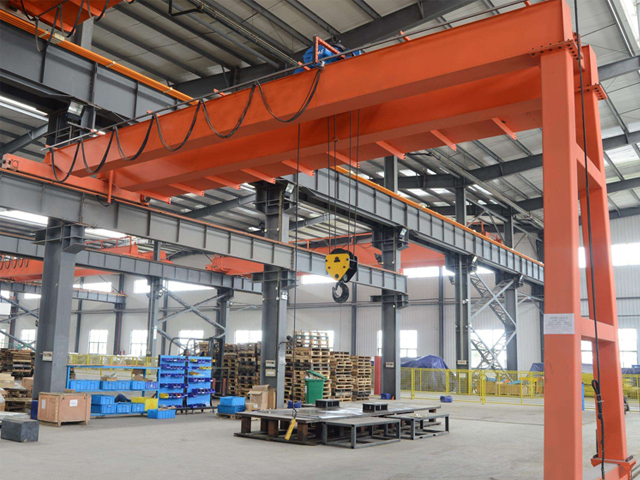 semi double gantry crane