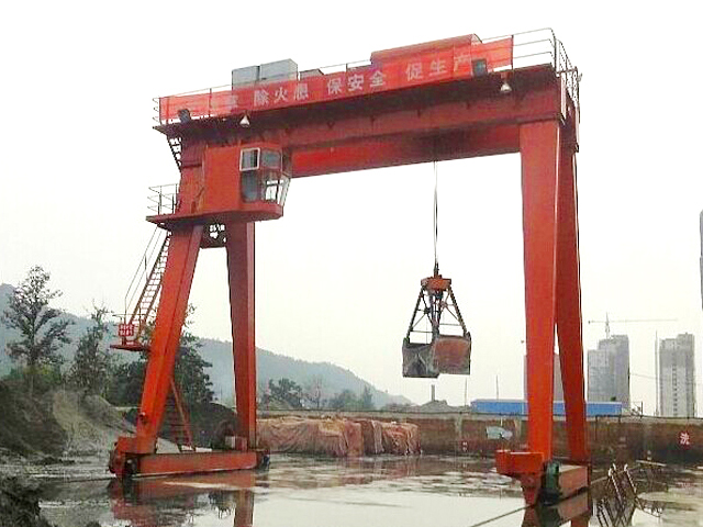 grab double gantry crane