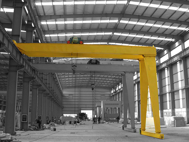 semi double gantry crane