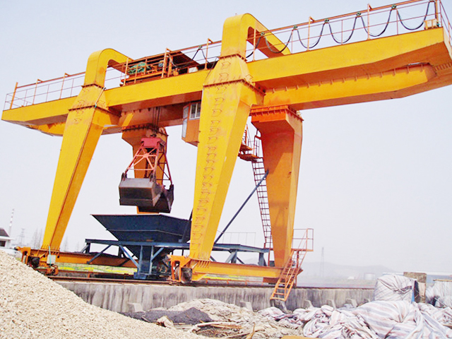 grab double gantry crane