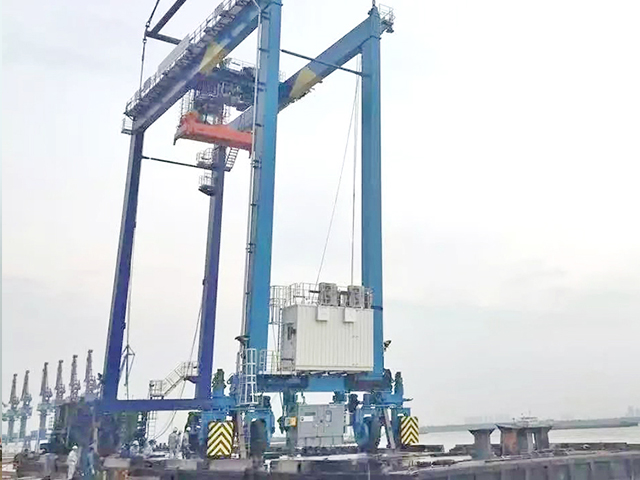 rubber gantry crane